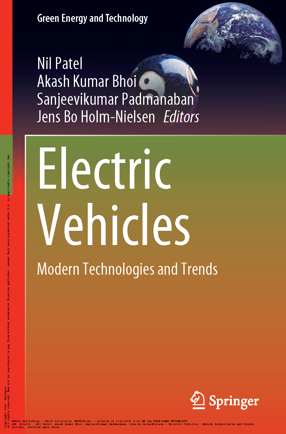 Electric Vehicles Modern Technologies and Trends